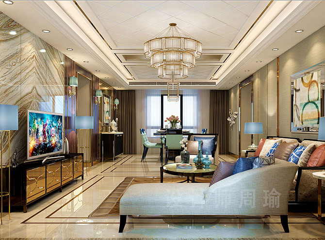 中国群交操逼视频世纪江尚三室两厅168平装修设计效果欣赏